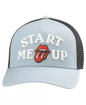 Мужская синяя кепка Rolling Stones Valin Snapback American Needle, синий