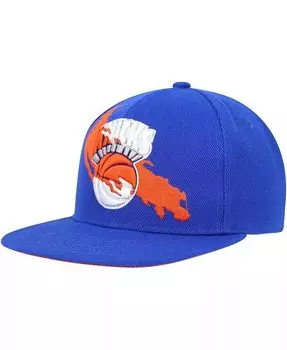 Мужская синяя кепка Snapback New York Knicks Paint By Numbers Mitchell & Ness, синий