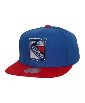 Мужская синяя кепка Snapback New York Rangers Core Team Ground 2.0 Mitchell & Ness, синий