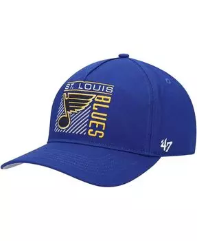 Мужская синяя кепка St. Louis Blues Reflex Hitch '47 Snapback '47 Brand