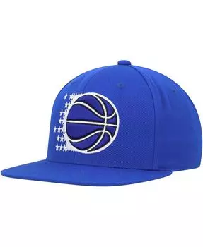 Мужская синяя приталенная шляпа Orlando Magic Hardwood Classics MVP Team Ground 2.0 Mitchell & Ness