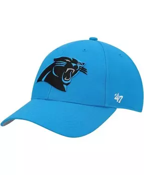 Мужская синяя регулируемая кепка Carolina Panthers MVP '47 Brand