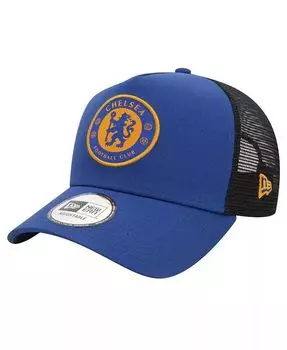 Мужская синяя регулируемая кепка Chelsea 9FORTY A-Frame Trucker New Era, синий