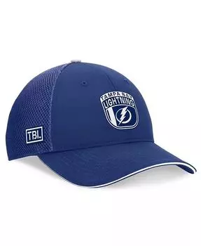 Мужская синяя регулируемая кепка Tampa Bay Lightning драфта НХЛ 2024 для сцены Trucker Fanatics, синий