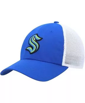 Мужская синяя регулируемая шляпа Seattle Kraken Color Pop Trucker Adidas, синий