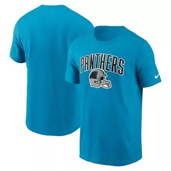 Мужская синяя спортивная футболка Carolina Panthers Team Nike