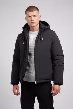 Мужская смарт стеганая куртка U.S. Polo Assn, черный
