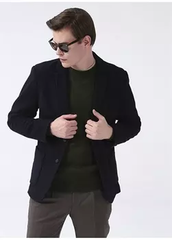 Мужская смирительная куртка темно-синего цвета Fabrika