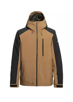 Мужская сноубордическая куртка Mission Block Quiksilver, коричневый