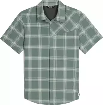 Мужская солнцезащитная рубашка Outdoor Research Astroman SS, цвет Balsam Plaid