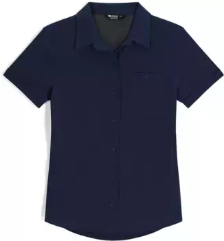 Мужская солнцезащитная рубашка с коротким рукавом Outdoor Research Astroman, цвет Cenote