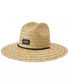 Мужская соломенная шляпа с логотипом Natural Tides Billabong, бежевый