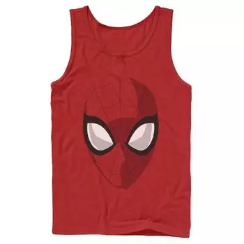Мужская современная майка с большим лицом Marvel Spider-Man Licensed Character