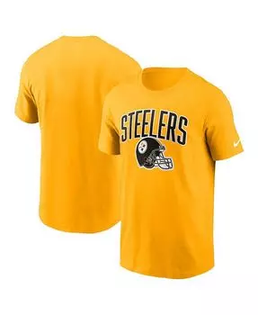 Мужская спортивная футболка Gold Pittsburgh Steelers Team Nike, золото