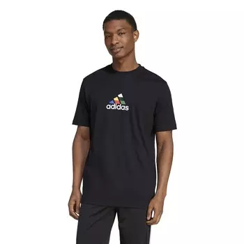 Мужская спортивная футболка с графическим рисунком adidas House of Tiro Nations Adidas, черный