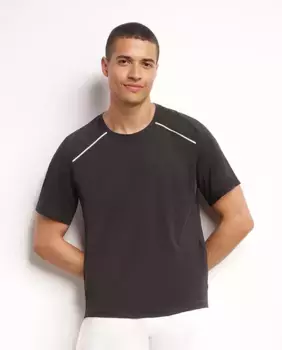 Мужская спортивная футболка с коротким рукавом Dim, черный