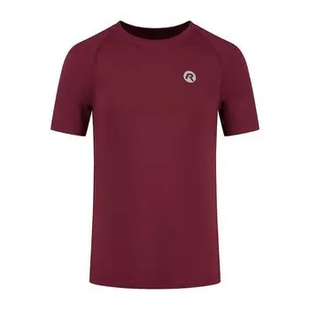 Мужская спортивная футболка с коротким рукавом из технического материала - Essential ROGELLI, цвет rot