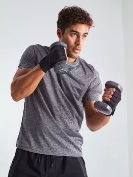 Мужская спортивная футболка с круглым вырезом и коротким рукавом LCW Active