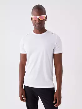 Мужская спортивная футболка с круглым вырезом и короткими рукавами XSIDE, оптический белый