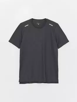 Мужская спортивная футболка с круглым вырезом и короткими рукавами XSIDE, темно-серый