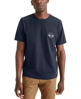 Мужская спортивная футболка slim fit с графическим принтом Dockers