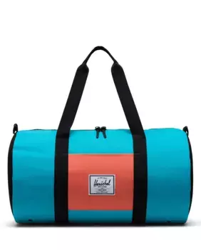 Мужская спортивная или дорожная сумка 28 л из комбинированной синей ткани Herschel, синий