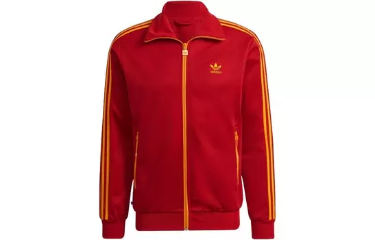 Мужская спортивная куртка Beckenbauer, красная Adidas Originals, красный