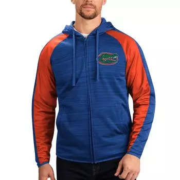 Мужская спортивная куртка Carl Banks Royal Florida Gators Neutral Zone реглан с молнией во всю длину спортивная куртка с капюшоном G-III
