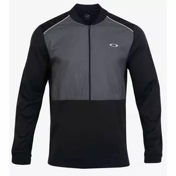 Мужская спортивная куртка чёрного цвета Bimaterial hz Oakley, черный