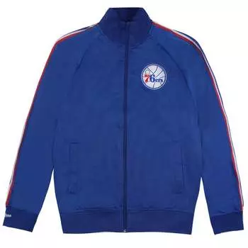 Мужская спортивная куртка Mitchell & ness Philadelphia 76ers Mitchell And Ness, синий