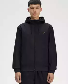 Мужская спортивная куртка с капюшоном Fred Perry, черный