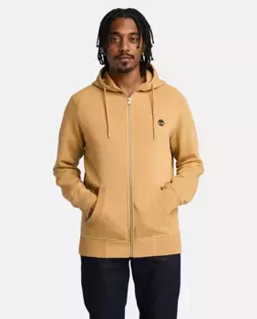Мужская спортивная куртка с капюшоном и молнией Timberland, бежевый