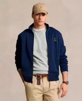 Мужская спортивная куртка с вышитой лошадью Polo Ralph Lauren, темно-синий