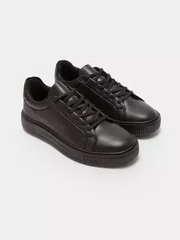 Мужская спортивная обувь из искусственной кожи на шнуровке Conteyner, черный