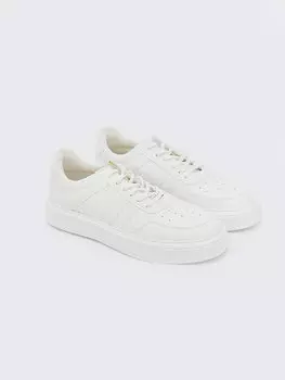 Мужская спортивная обувь из искусственной кожи на шнуровке Conteyner, белый