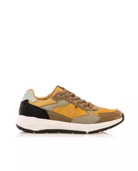 Мужская спортивная обувь из ткани на толстой подошве Mustang, желтый