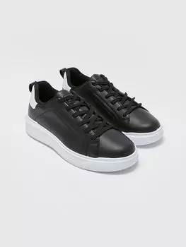 Мужская спортивная обувь под кожу LCW STEPS, черный