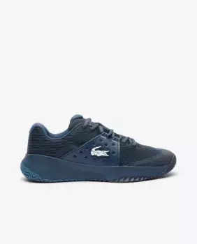Мужская спортивная обувь Power Serve в белом цвете Lacoste, тёмно-синий
