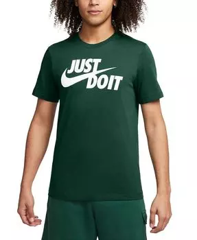 Мужская спортивная одежда Футболка Just Do It Nike, зеленый