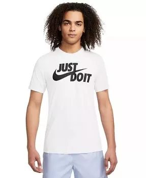 Мужская спортивная одежда Футболка Just Do It Nike, белый
