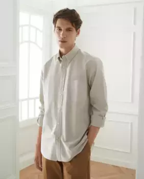 Мужская спортивная оксфордская рубашка классического кроя Emidio Tucci, серый