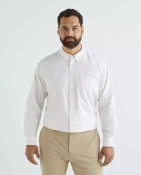 Мужская спортивная полосатая рубашка большого размера из натурального эластичного материала Emidio Tucci, розовый