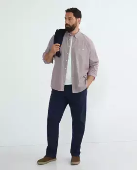 Мужская спортивная рубашка больших размеров Dustin, красный