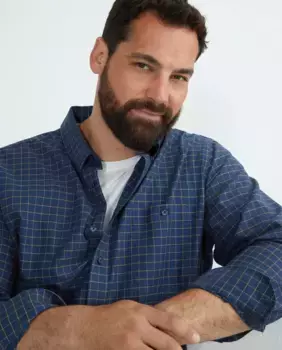 Мужская спортивная рубашка больших размеров Dustin, светло-зеленый