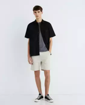 Мужская спортивная рубашка Classic Fit с коротким рукавом Dickies, черный