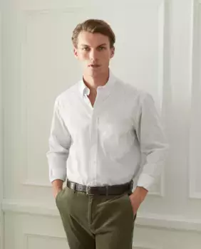 Мужская спортивная рубашка классического кроя без железа Emidio Tucci, зеленый