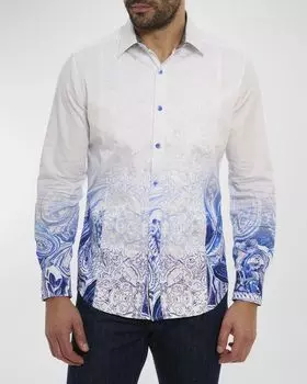 Мужская спортивная рубашка ограниченного выпуска The Dorce Robert Graham, цвет Blue