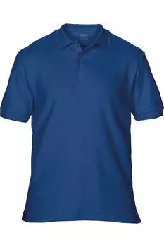 Мужская спортивная рубашка-поло Gildan из хлопка премиум-класса Double Pique, темно-синий