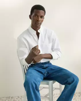 Мужская спортивная рубашка с длинными рукавами Emidio Tucci, белый