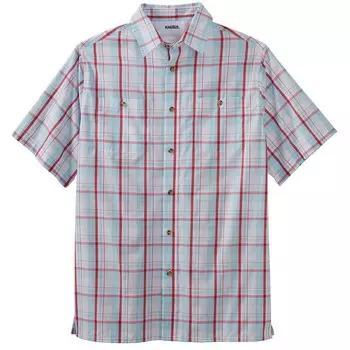 Мужская спортивная рубашка в клетку с короткими рукавами и короткими рукавами Kingразмера Big & Tall KingSize, цвет Cool Blue Plaid